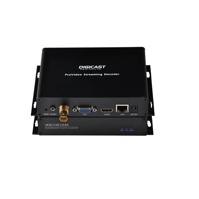 Decoder 4k@30fps Supporting B Frame HD MI VGA CVBS RTMP H265 Video IP Encoder Decoder