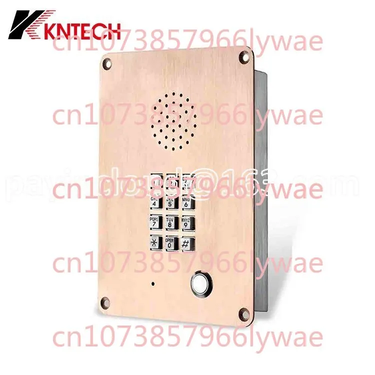 

Rugged Stainless Steel Industrial Intercom KNZD-06 Vandal Resistant Phone VoIP Cleanroom Telephone