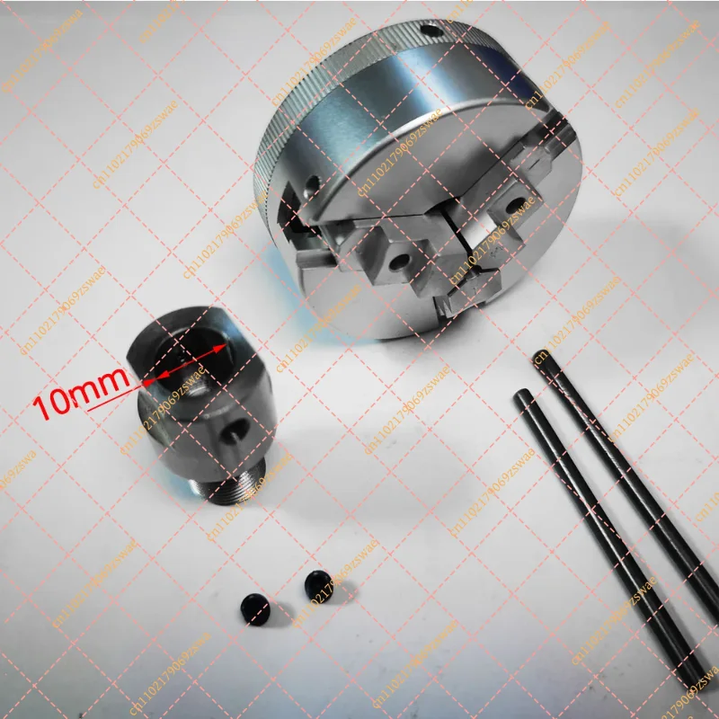 Aluminum Alloy Self-Centering Three Jaw Chuck, Mini Lathe Turning Accessory