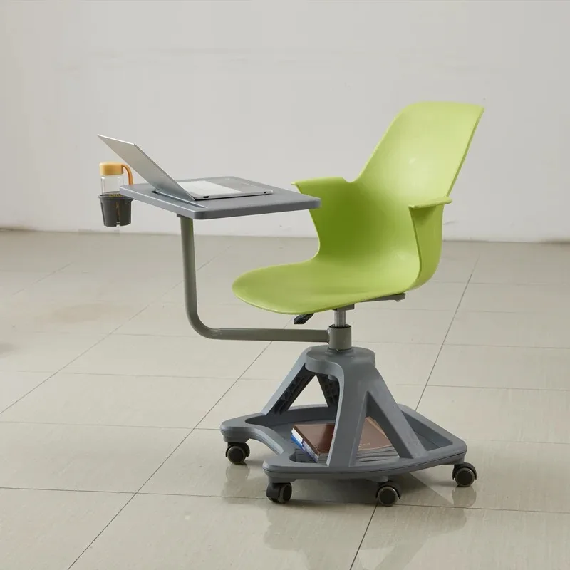 Integrated desk and chair with writing board Smart classroom Learning chair Multifunctional student training conference chair