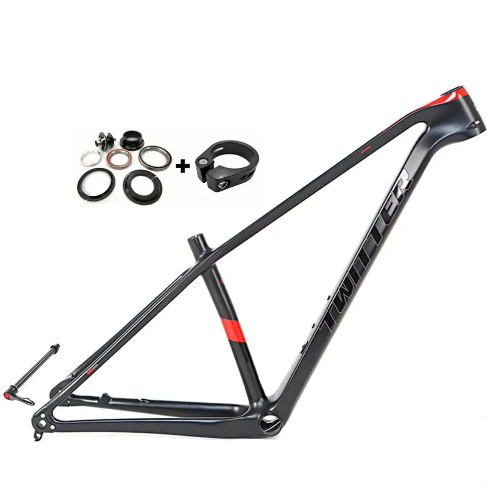 

Warriorpro MTB Carbon Fiber Frame 29er With Thru Axle 12x142mm Disc Brake For XC Racing Bicycle Mountain Bike