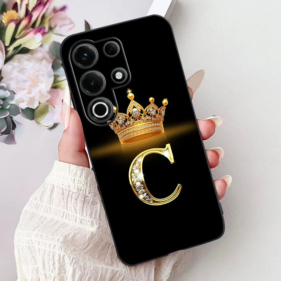 Для Itel S25 Ultra 4G S686LN чехол с милыми буквами в виде короны, мягкий силиконовый чехол для телефона для Itel S25 Ultra 4G Funda S25Ultra Coque