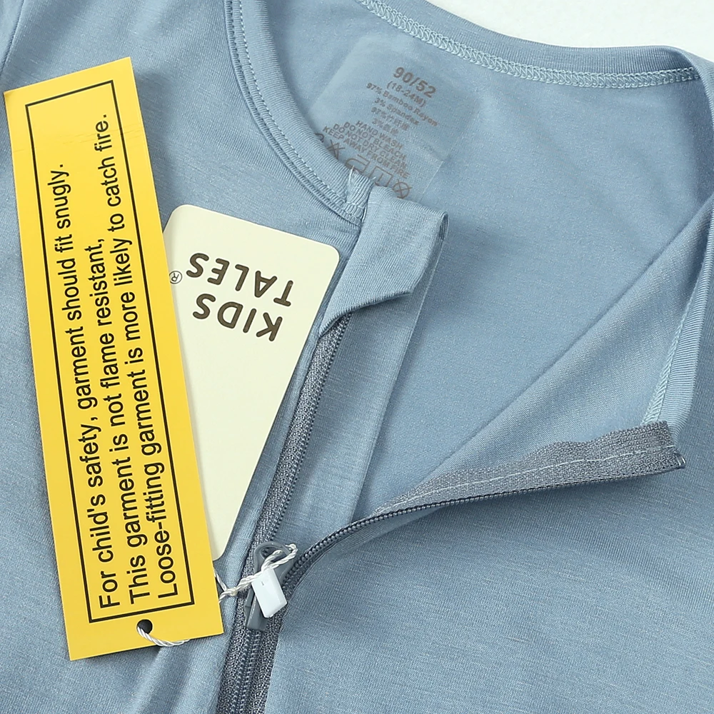 Neugeborenen Baby Bambus Faser Strampler Solide Atmungsaktive Langarm Kleidung Für 0-24M Junge Mädchen Overall Infant Loungewear pyjamas – Detail 4