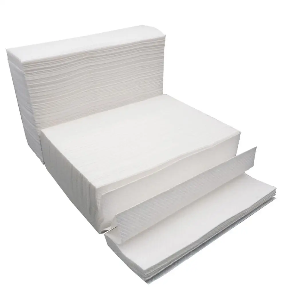

400PCS Thick Paper Towels Durable Hand Wipes High Quality Tissue Bathroom Commercial Use Water Absorbent Kitchen Roll