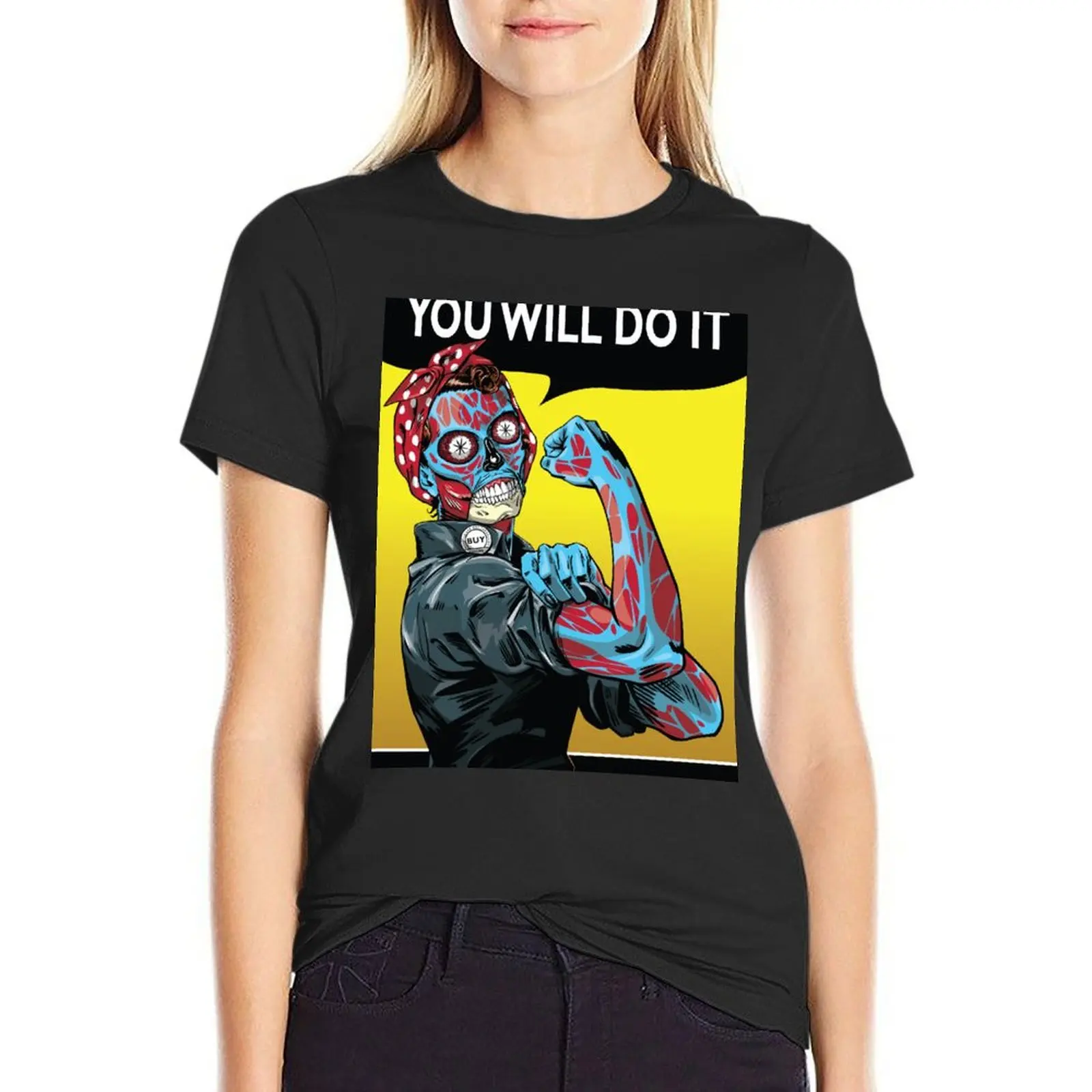 You Will Do It T-Shirt aesthetic clothes anime clothes cute clothes Aesthetic clothing Women's summer blouses 2024