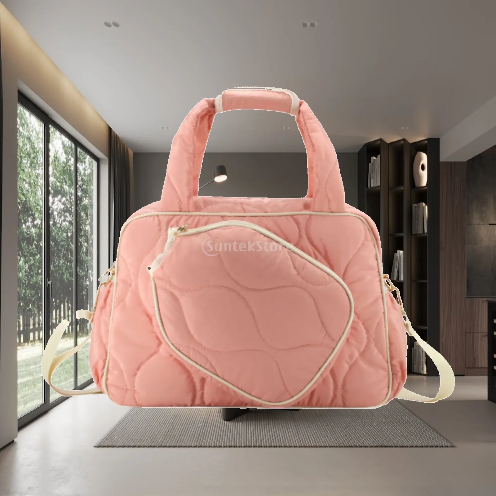 

Pickleball Bag Tennis Racket Bag Racquet Carrying Bag Multipurpose with Zipper