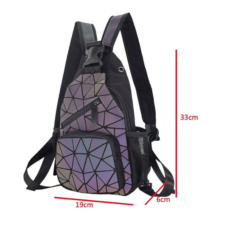 حقائب الصدر النسائية حقيبة كتف حقائب الظهر للجنسين في الهواء الطلق متعددة الوظائف حقائب الظهر الرجال مضيئة على ظهره حقائب الخصر العصرية