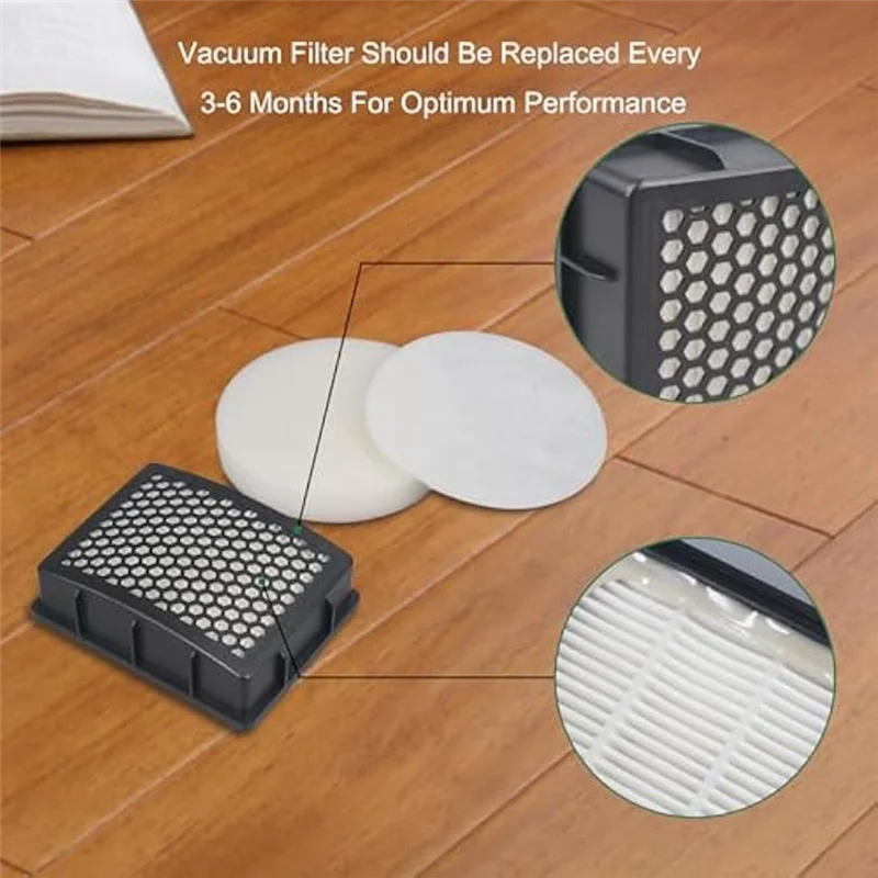 Kenmore Bagless Upright Vacuum 용 M02K 필터 검정색 플라스틱 진공 청소기 액세서리, 모델 DU2015,DU2012,K4010 시리즈에 적합