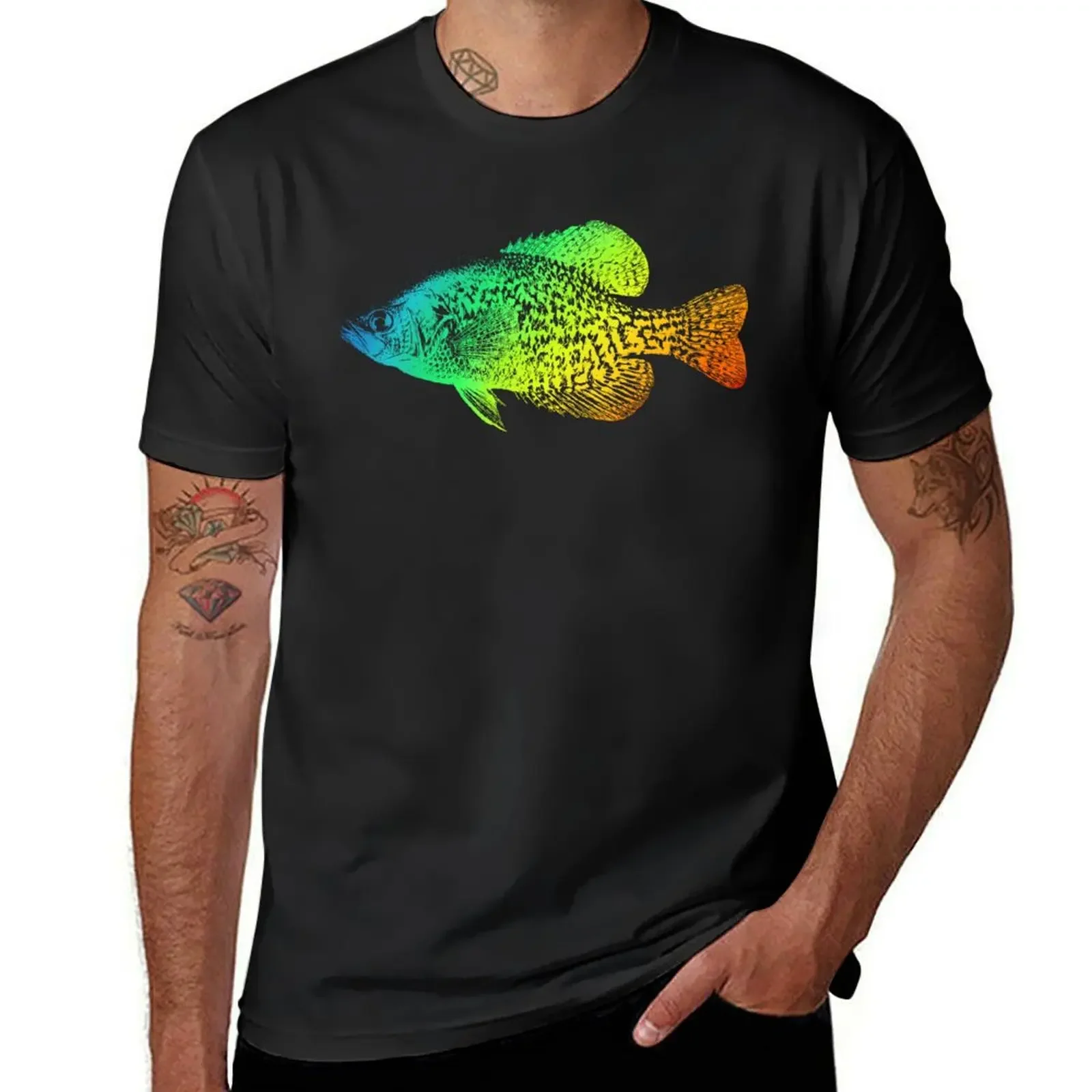 CRAPPIE Lover Gifts T-Shirt anime Short sleeve tee customs cute clothes mens champion t shirts