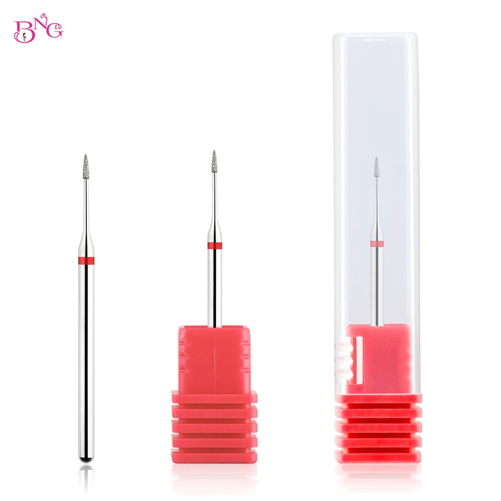 Small Cuticle Drill Bits for Nails Diamond 3/32” Professional Safety Cuticle Clean Nail Drill Bit for Dead Skin Manicure Tools