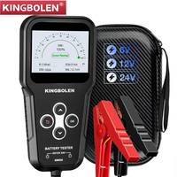 2025 KINGBOLEN BM520 6V 12V 24V Car Battery Tester for Cars ,Trucks ,SUV, Motorcycle,100-2000 CCA, Built-in Multi-meter