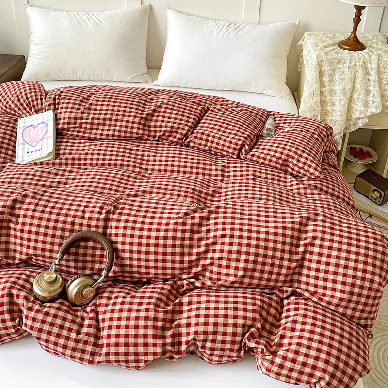 Soft Duvet Cover Pure Cotton Bedding Quilt Cover Single/Double/Queen/King Size Comforter Covers 이불커버 Adults Kids Blanket Cover