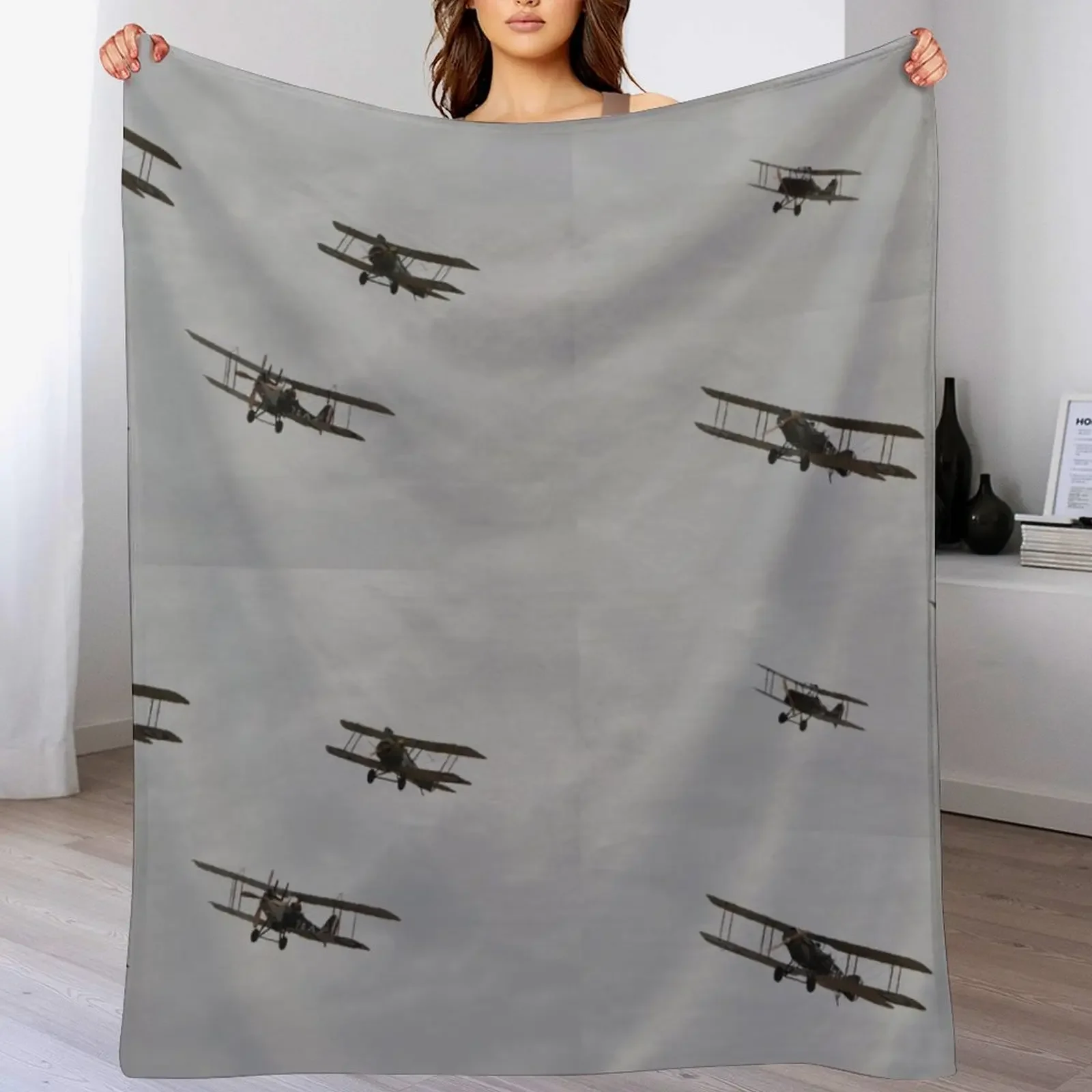 

WW1 Formation Flyover,Avalon Airshow,Australia 2015 Throw Blanket Plush Decorative Throw manga For Decorative Sofa Blankets