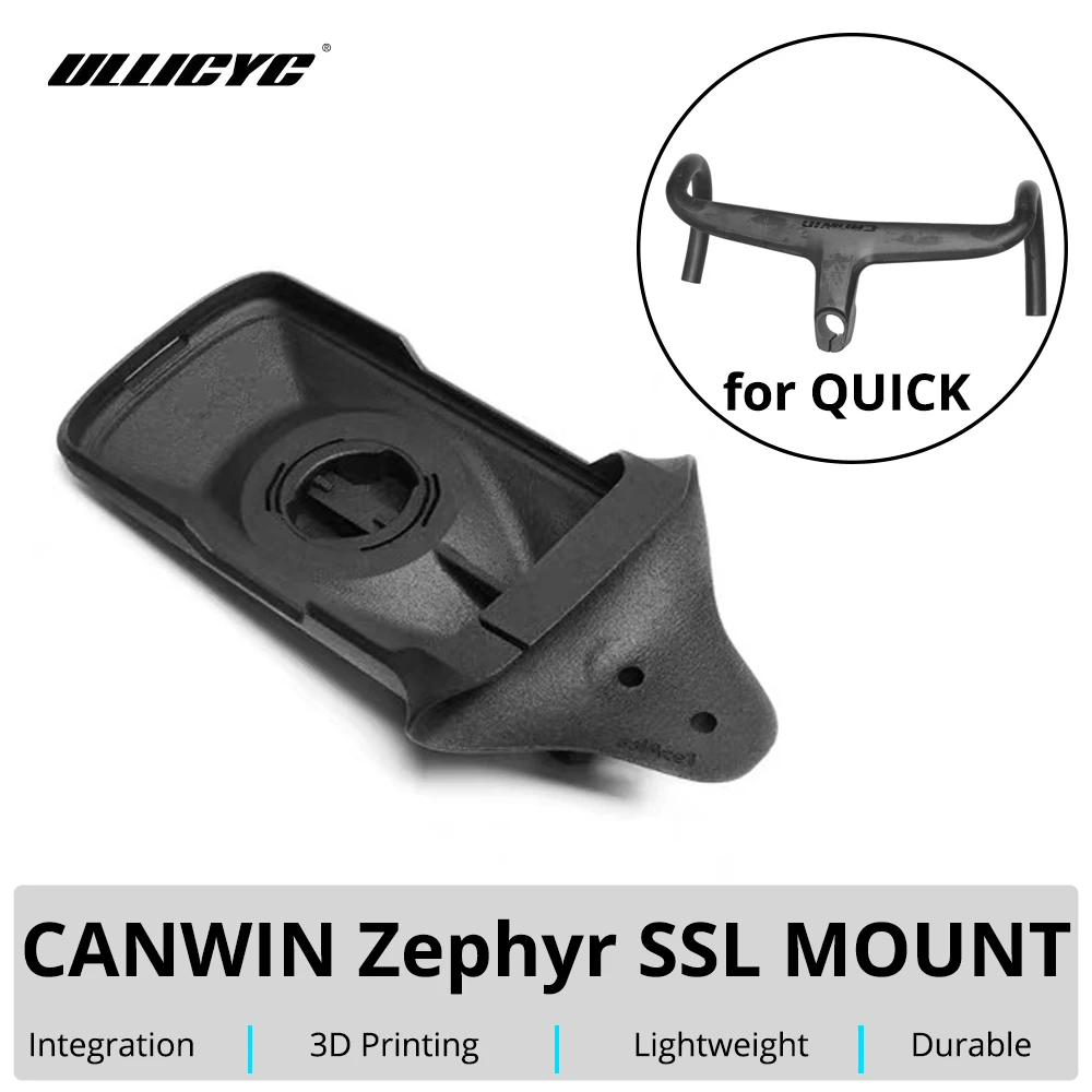 For QUICK CANWIN Zephyr SSL Integration Aerodync Computer Rocket Mount 3D Printing Speedometer Bracket For Garmin Wahoo Bryton