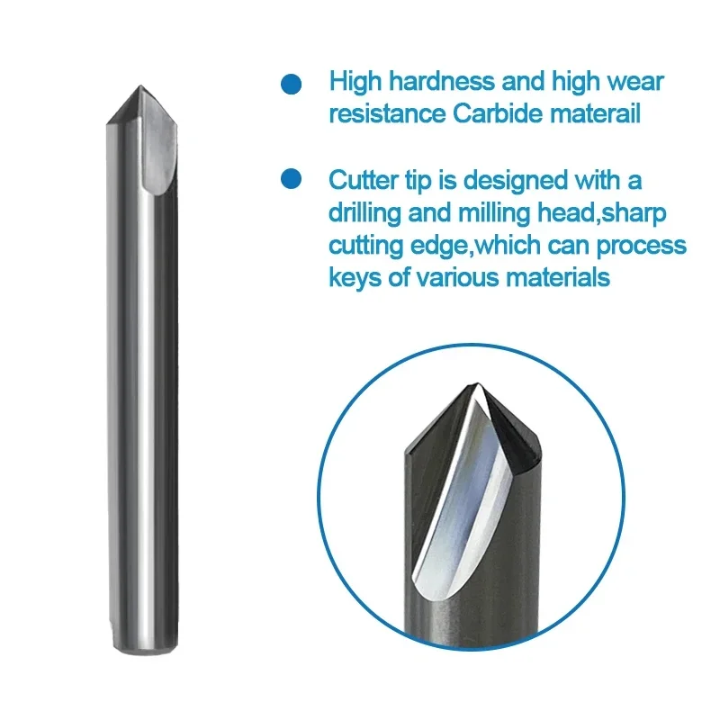 KABA Key Cutter F1W T1 90° for Dimple Key Compatible With SILCA Matrix Key Duplicating Machine Locksmith Tools