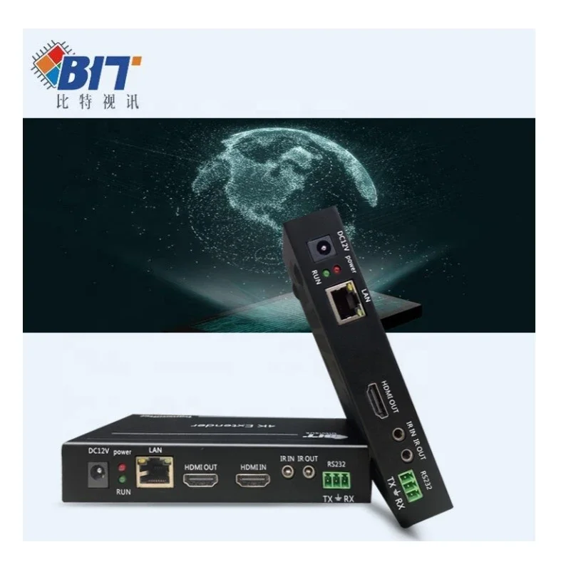 HDMI 비디오 송신기 및 리시버, HDBaseT HDMI 익스텐더, 4K 3D POE, 70M