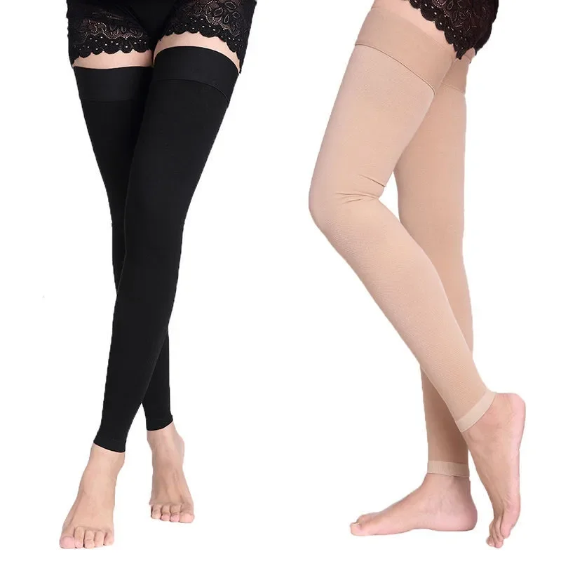 1Pair S-2XL Medical Compression Stockings 20-30mmHg Elastic Support Graduated Nursing Socks for Varicose Veins Treatment
