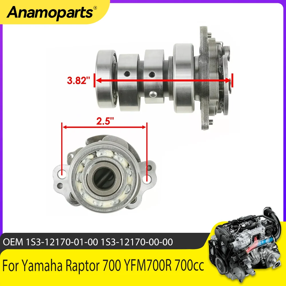 Motorcycle Engine Parts Camshaft For Yamaha Raptor 700 YFM700R YFM700RSE YFM700RSE2 Special Edition 2006-2008 1S3-12170-01-00