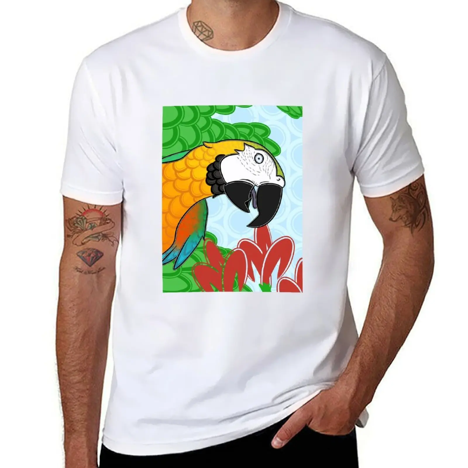 

Did Someone Say BIRDS! - Catalina Macaw T-Shirt t shirt man plain mens graphic t shirts T-Shirt
