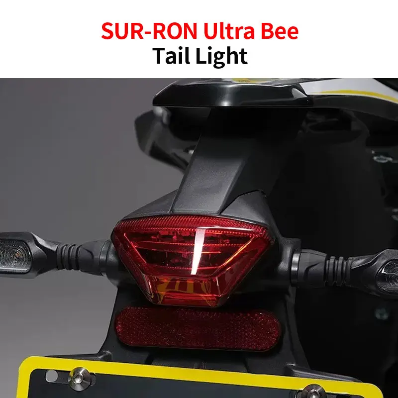 Off-Road Dirtbike Tail Light, Luz traseira Bu-RON Ultra Bee Taillight, Peças de freio originais, Acessórios