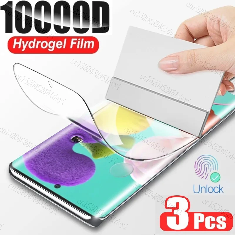 3Pcs Hydrogel Film For OPPO Reno11 A Reno12 CPH2625 F27 Pro Plus A1i A1S Reno12 Pro PJW110 CPH2629 K12x Screen Protector