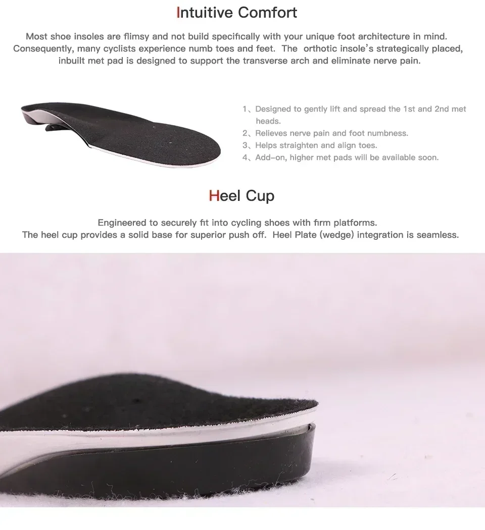 AB Professionelle Einlegesohle mit Fußgewölbestütze, Plattfußkorrektur, Schuhpolster, Orthopädische Einlage, Einlegesohlen für Fahrrad, Fußball, Laufen und Sport – Detail 8