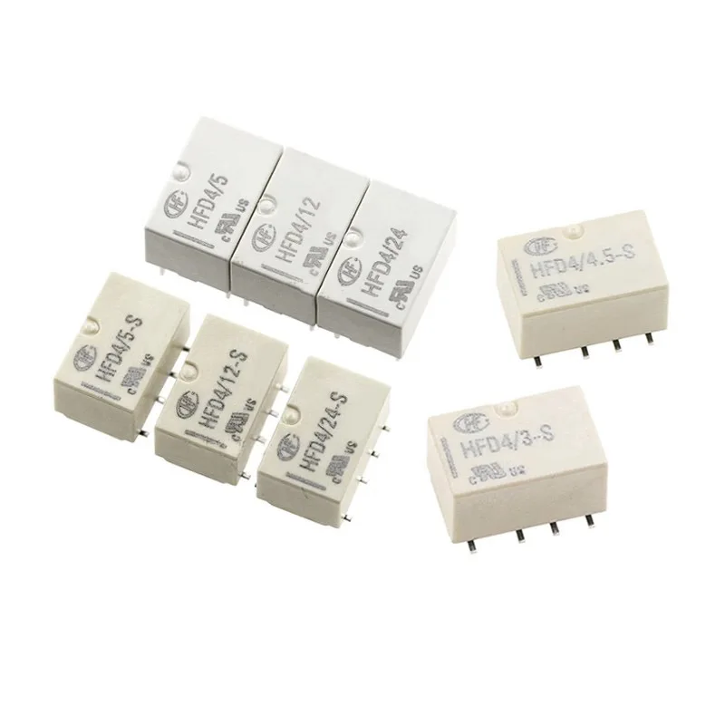 HFD4/5, 3, 12, 24VDC-S, SÊNIOR, S1R, 2A8pin, DPDT, 2A, relé novo, 5 PCes pelo lote