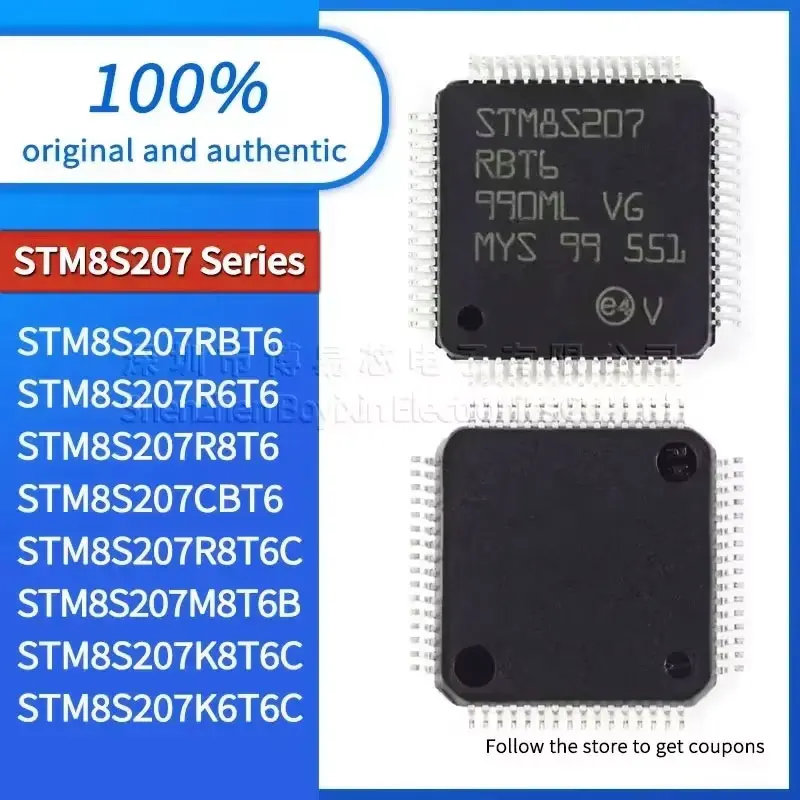 

STM8S207K8T6C STM8S207CBT6 STM8S207K6T6C STM8S207M8T6B STM8S207R8T6 STM8S207R6T6 STM8S207R8T6C STM8S207RBT6 Black casing