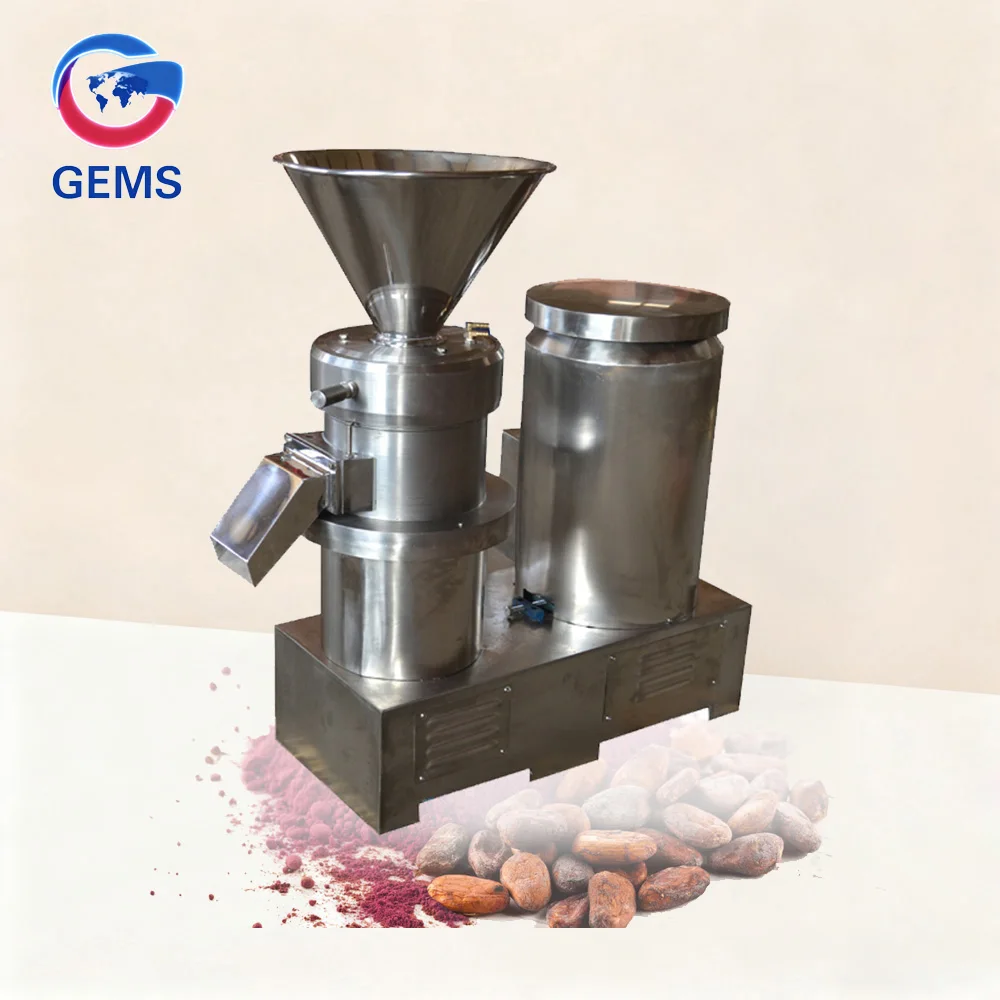 

Electric Liquor Cacao Bean Paste Grinding Cacao Beans Colloid Mill Equipment Cocoa Butter Making Machine