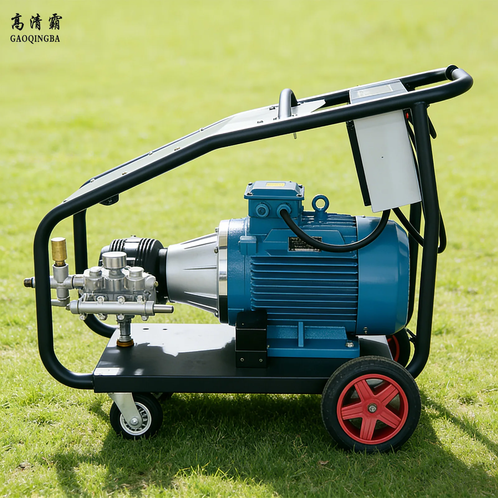 Electric 600 Bar High Pressure Washer Car Wash Shop Triplex Pump 30KW Power Cold Water Cleaning High Pressure