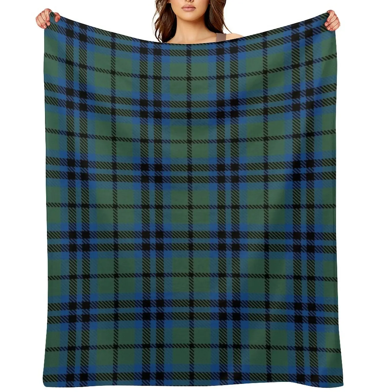 

Falconer Clan Family Tartan Throw Blanket Beach Bed linens Summer Thins Blankets