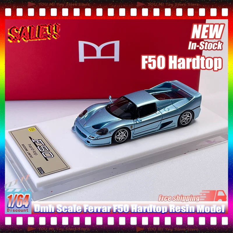 

New In Stock 1:64 Dmh F50 Hardtop Resin Diecast Car Model Limited Edition Collector'S For Enthusiasts Customized Kids Toys Gifts