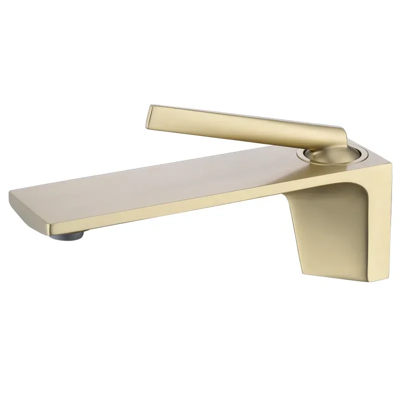 

Single hot and cold concealed basin faucet, wash basin embedded all copper into the wall bathroom faucet AM2405