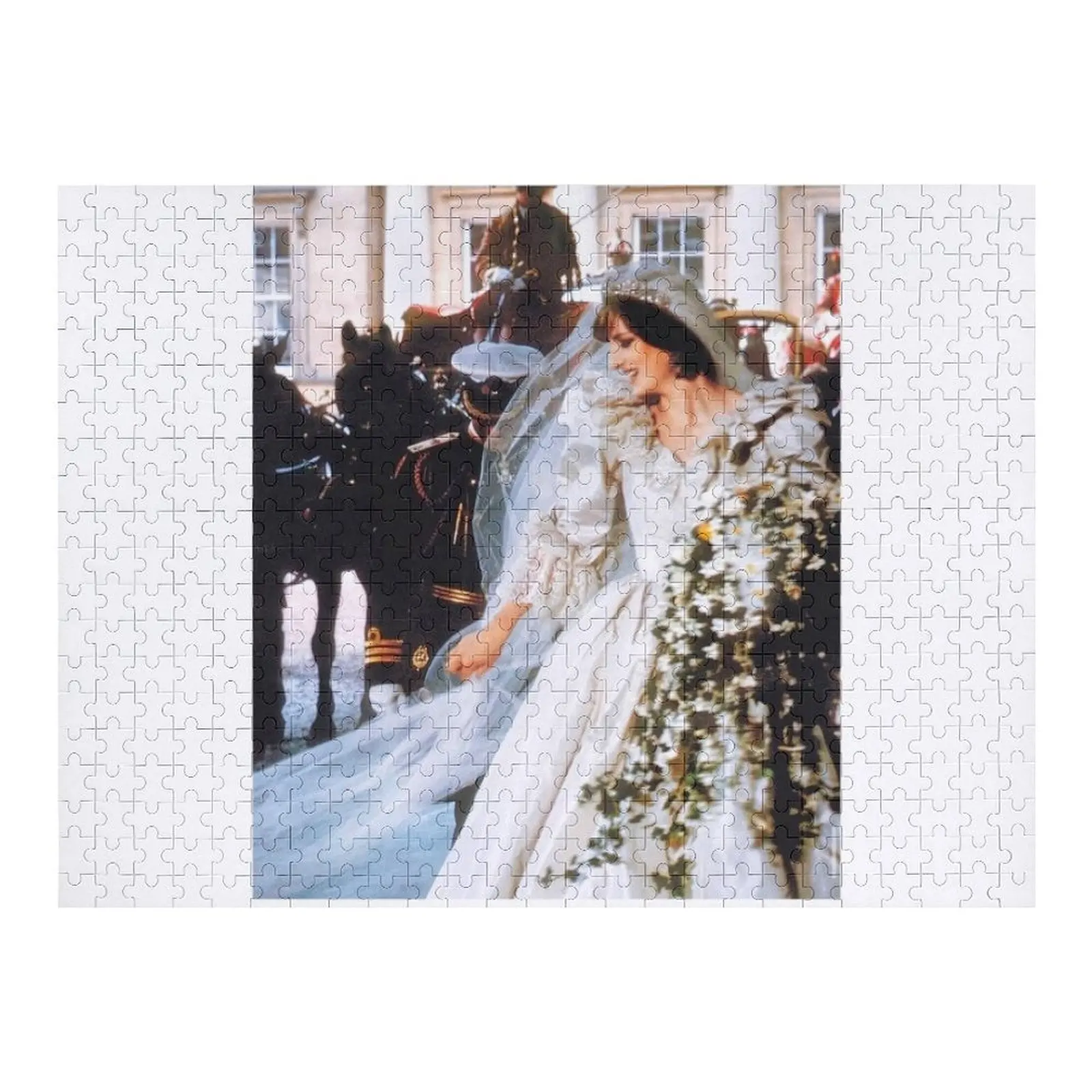 

Princess Diana on her wedding day, 1981. Jigsaw Puzzle Jigsaw For Kids Personalised Toys Personalized Photo Gift Puzzle