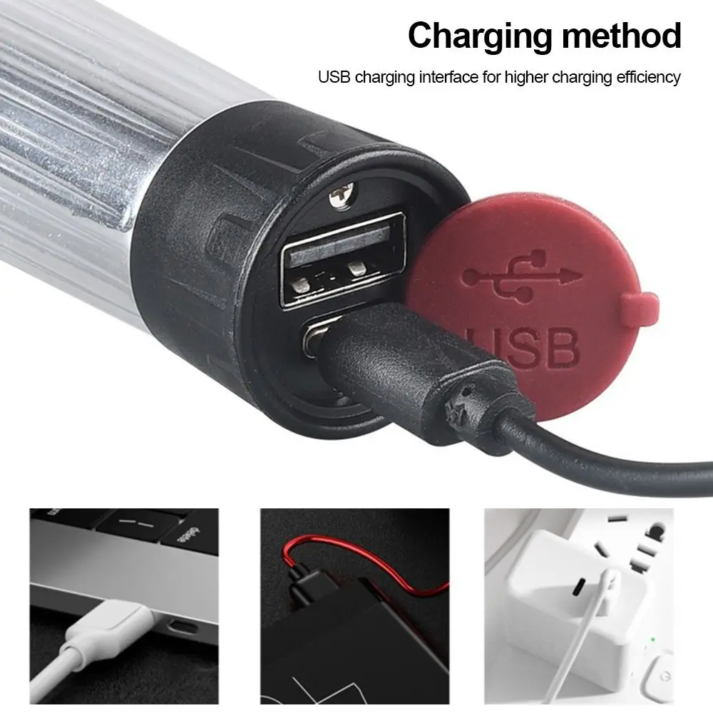 New Rechargeable Portable Lanterns Super Bright Multifunctional LED Portable Light Flashlights Camping Outdoor Emergency