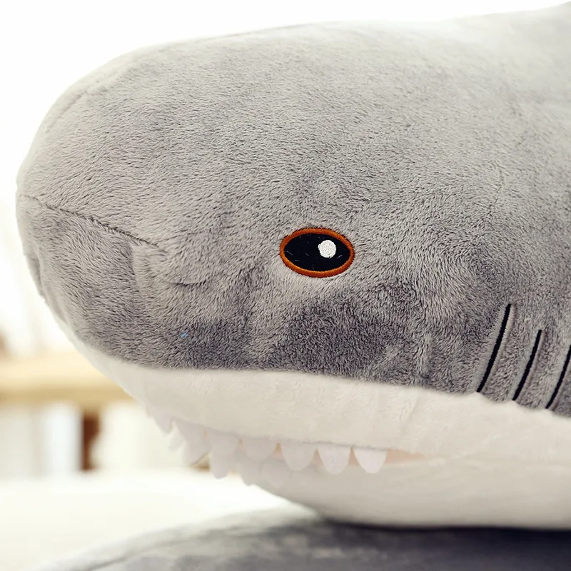 Cartoon Soft Shark Plush Toy Cute Stuffed Simulation Animals Plushies Kawaii Soft Kids Toys for Boys Girls Home Decor