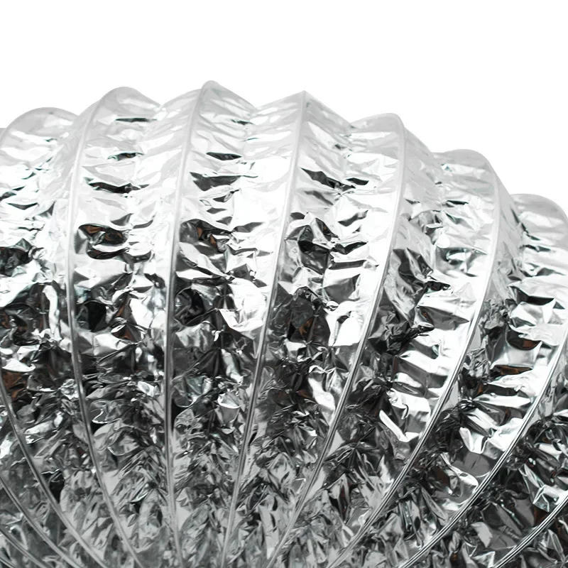 Conducto de ventilación de secador de manguera, escape de aire Flexible, ventilador de calefacción de aluminio, abrazadera de pulgada Flexible, codo