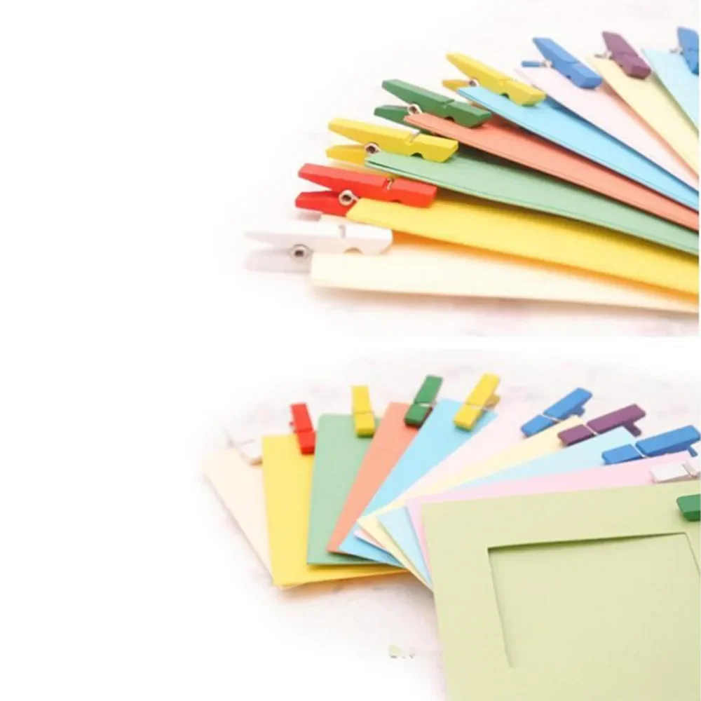 10 teile/satz Bunte 3 zoll Wand Hängen Rahmen Bilder Fujifilm Instax Mini 8 Instant Kamera Home Decor Papier Foto Rahmen