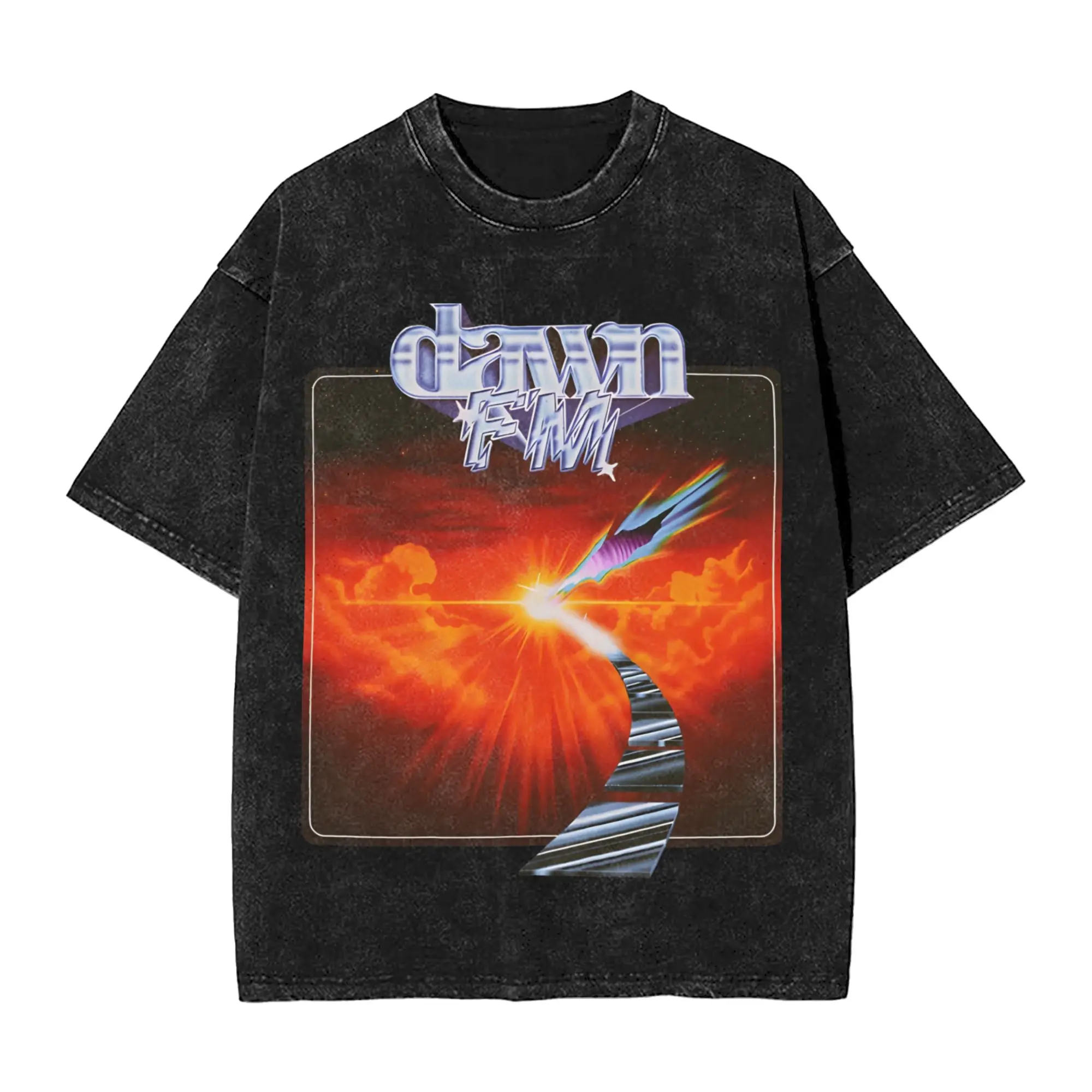 After Hours Til Dawn 2026 xo the weeknds Merch Washed T Shirt Men Women Streetwear Hip Hop T-Shirts Printed  Tees Tops
