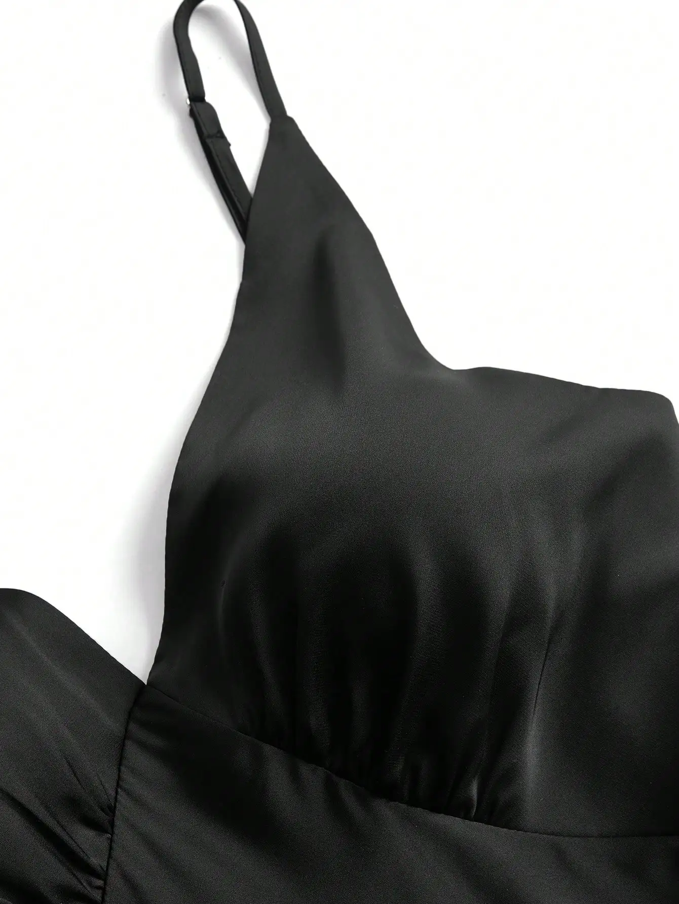 Silky Satin V-Neck Slip Dress for Women - Luxe Loungewear