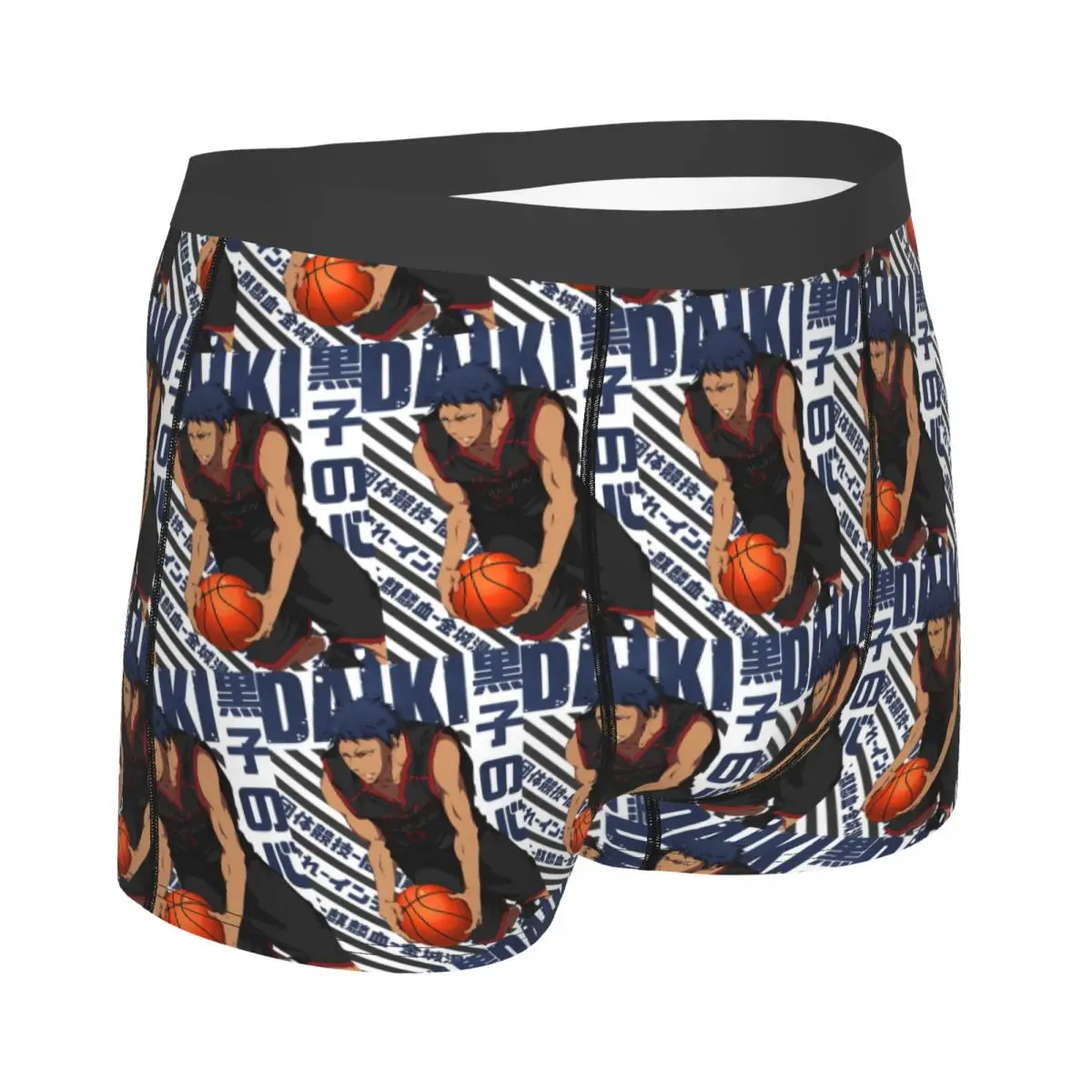 الملاكم السراويل السراويل Harajuku كرة السلة Kuroko لا سلة Basuke Kaijo سراويل الذكور تهوية الملابس الداخلية لهدايا رجل أوم