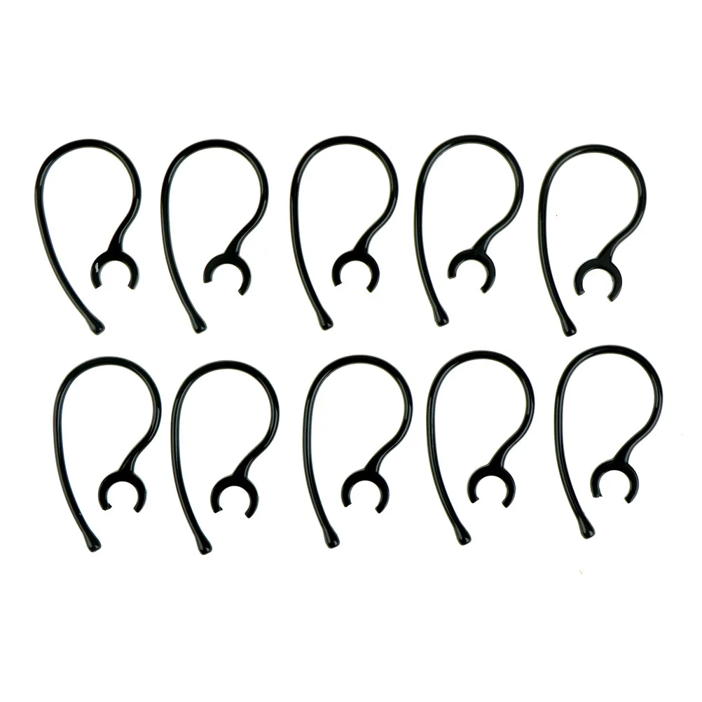 10 Pack Universal 8mm Ear Hooks For Bluetooth Headphone Receiver Clip Portable Support Ear Hook Replacement