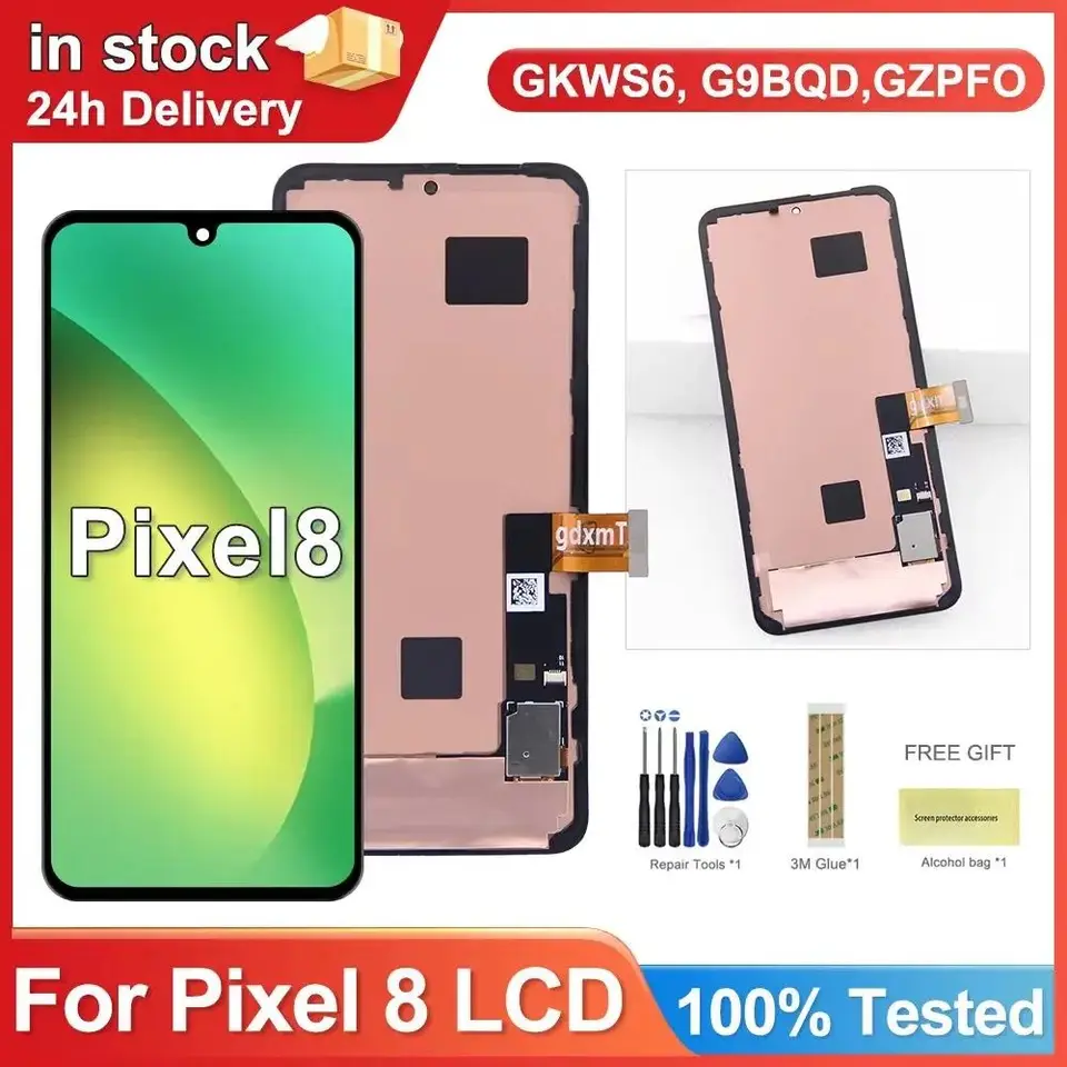 AMOLED Display Screen for Google Pixel 8 Lcd Display GKWS6 G9BQD