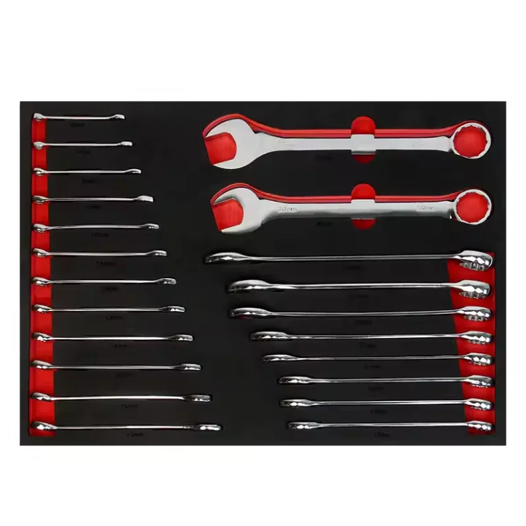 Neatly Multisize Multifunctional 25pcs Hand Tools Bicycle Repairing Tool Set Combination Spanner Set with EVA Tray