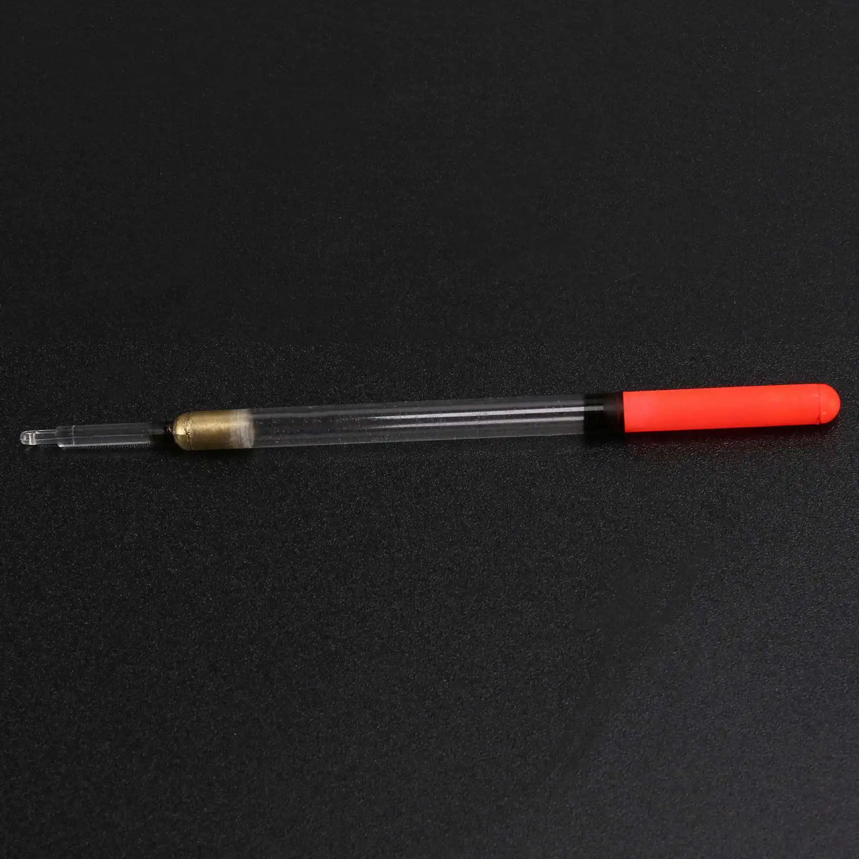 AB31-40 Clear Crystal Waggler Fishing Fish Floats Floating Stem Tube Set
