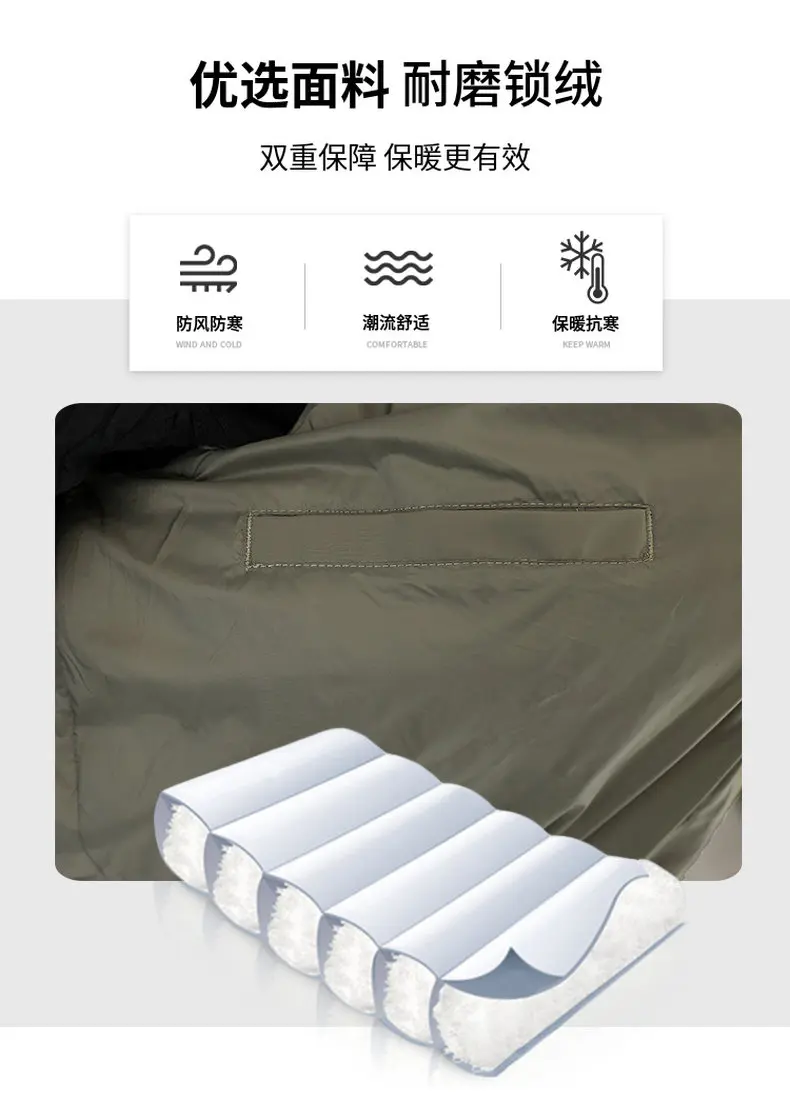 Hochwertige Herren-Einreiher-Daunenjacken 2026 Winter Premium Kurze Wattierte Puffer-Mäntel Oberbekleidung Parkas Oberteile Kleidung – Detail 2