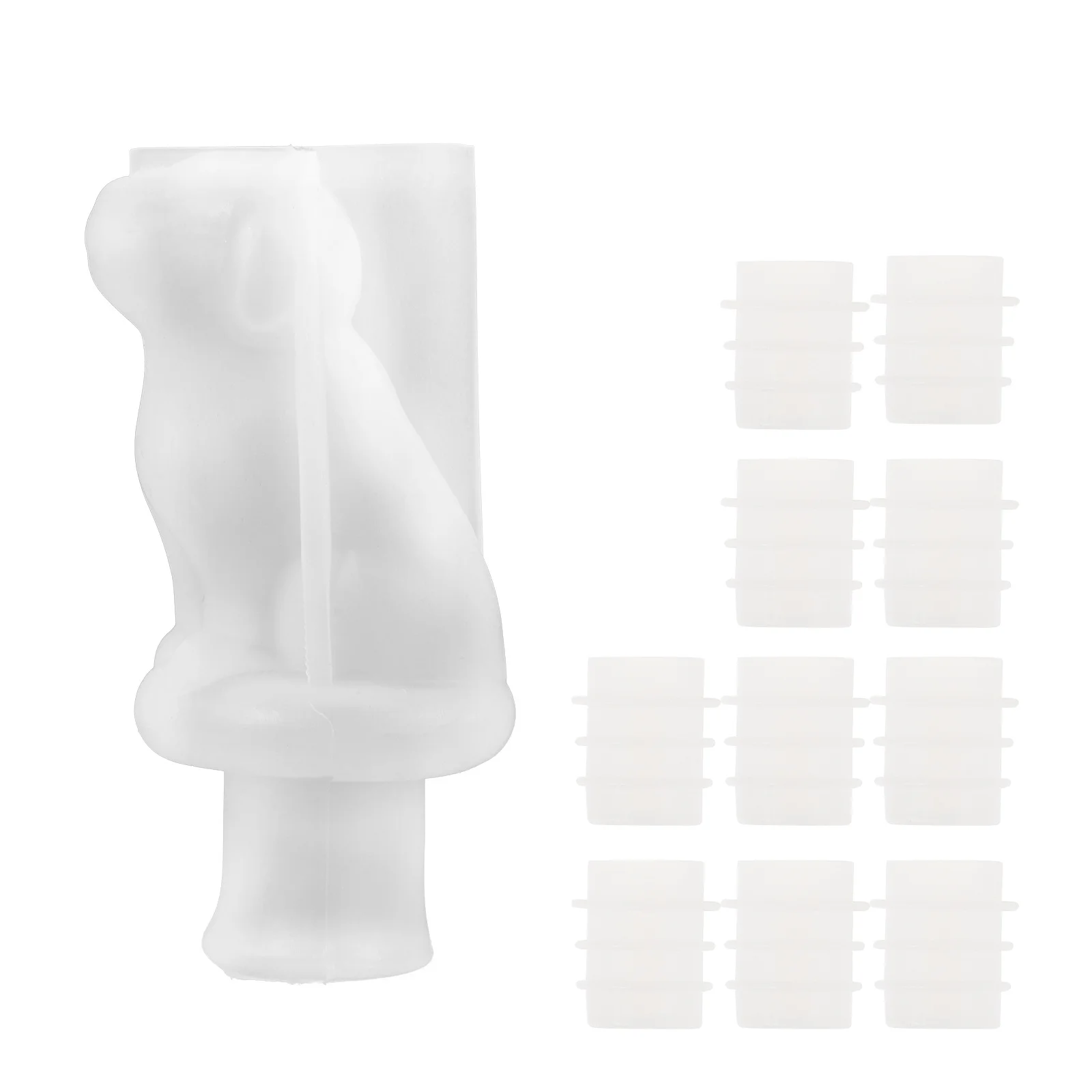 

1Set DIY Bottle Stopper Mold High Quality Silicone Material Unique Craftsmanship Lively Texture Add Decorations during Molding