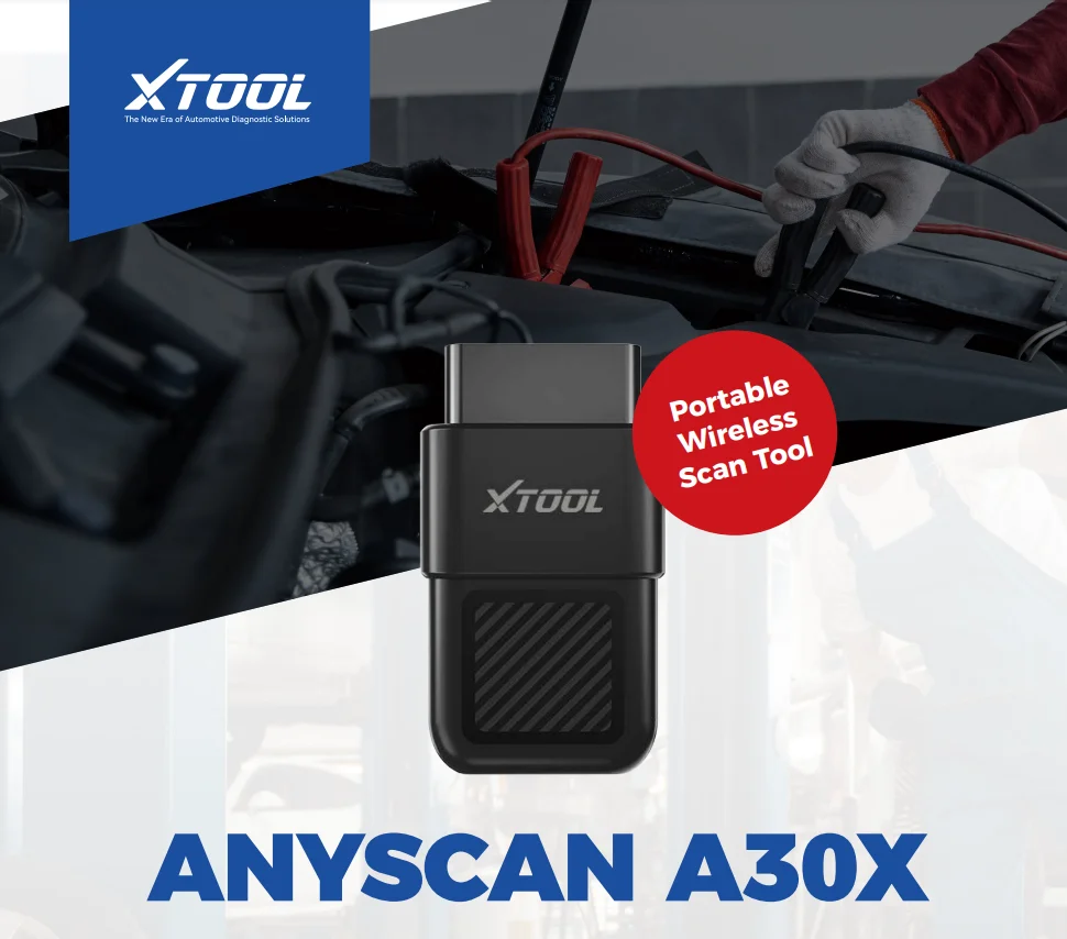 XTOOL Anyscan A30X PRO OBD2 Scanner - CAN FD DOIP Protokoll Vollsystem-Diagnosegerät für FCA-Fahrzeuge – Detail 2