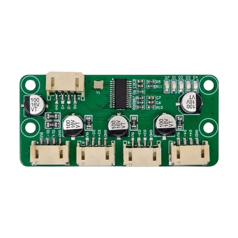 HX6A USB Data Expansion Splitter Module with Four Outputs and LEDs Use