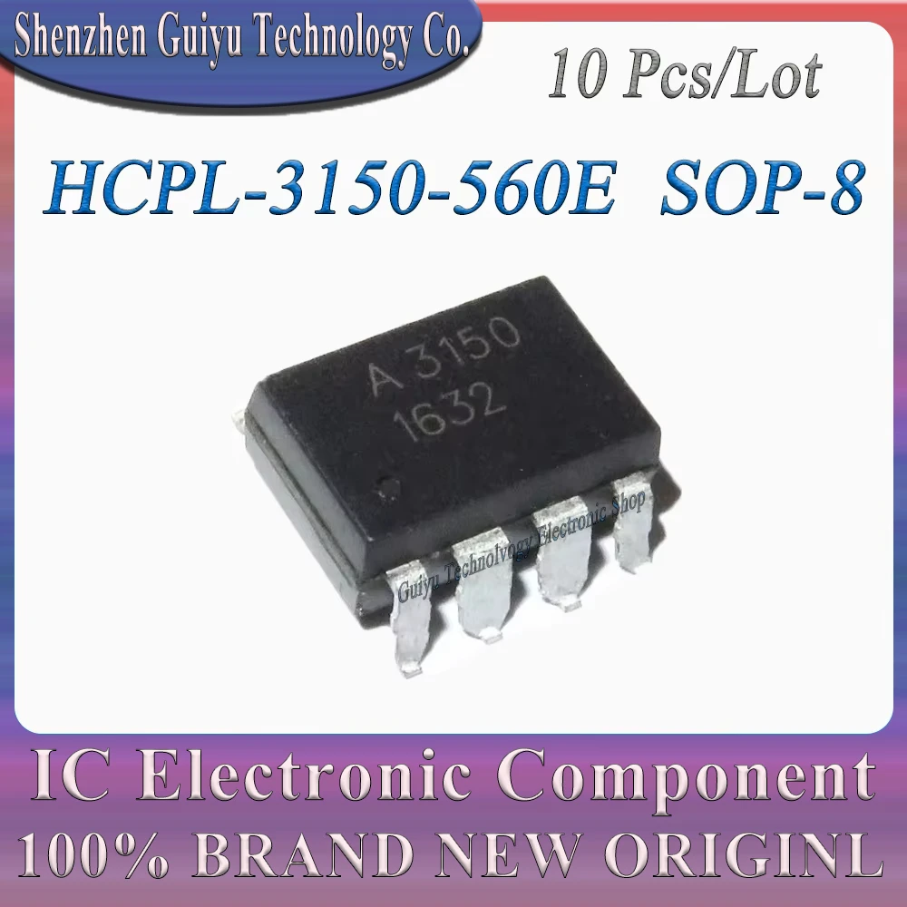 10 unids/lote HCPL-3150-560E HCPL-3150 HCPL A3150 SOP8 IC Chip